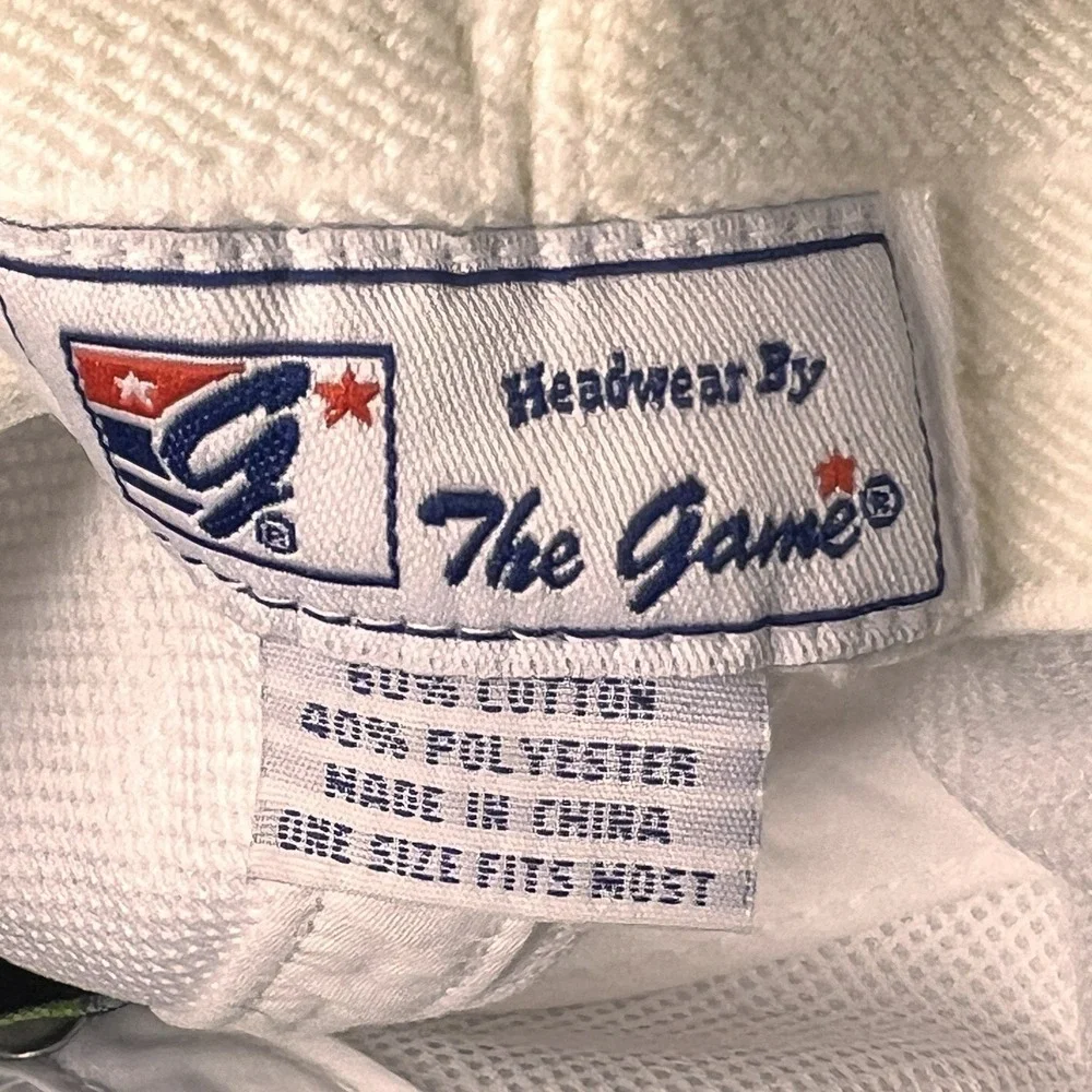 The Game US Open 2006 Winged Foot Golf Hat Flex Fit Cap Navy White